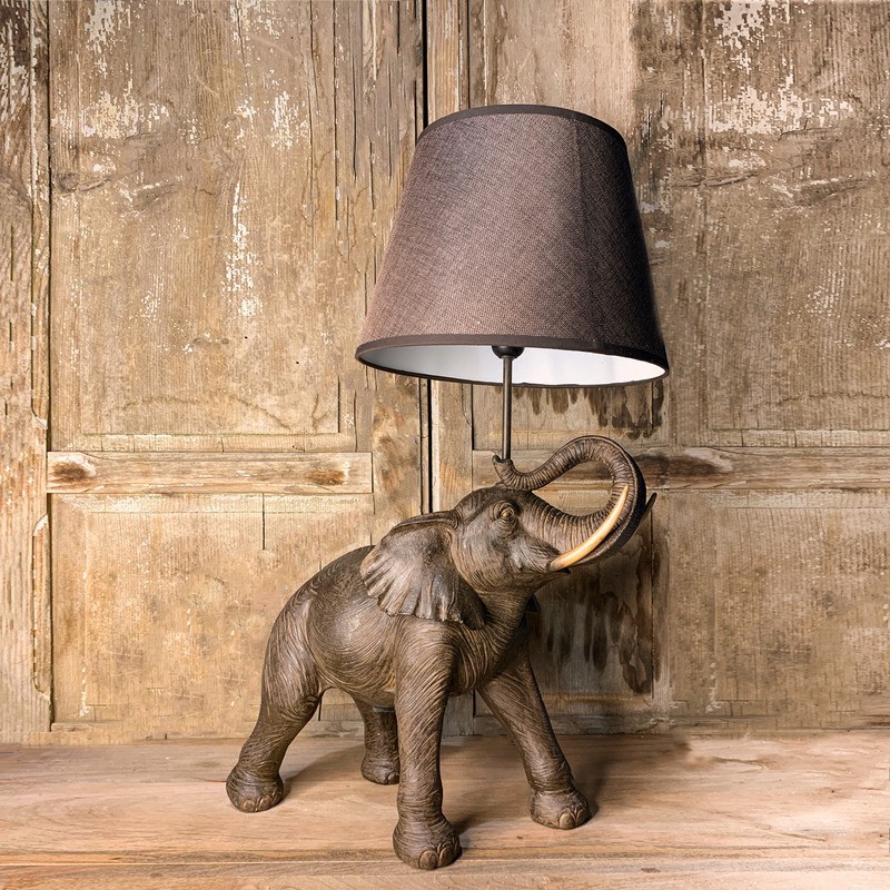 Elephant Table Lamp, Elephant Table Lamp